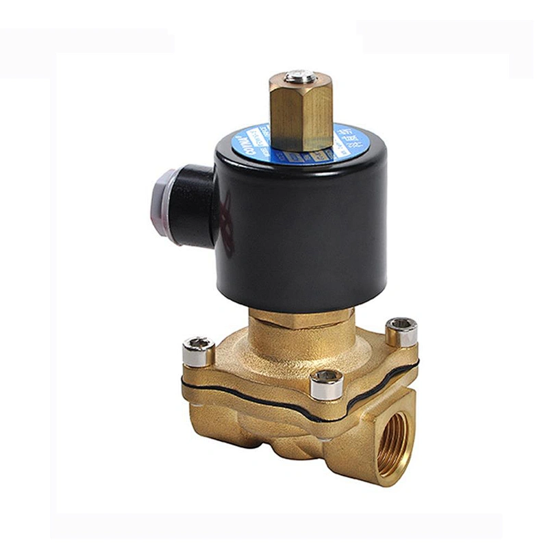 COVNA DN25 1 inch 2 Way AC120V Normally Open Brass Electric Oil Solenoid Valve