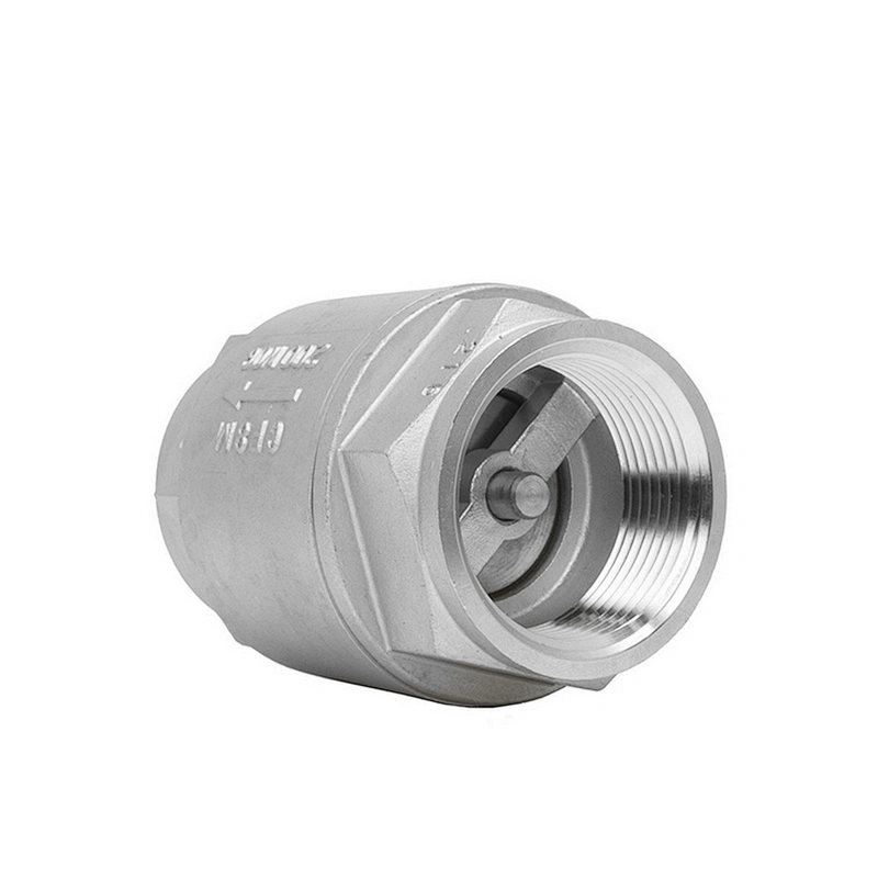200WOG Stainless Steel Spring Loaded Vertical Lift Type 3/4 inch Non Return Check Valve