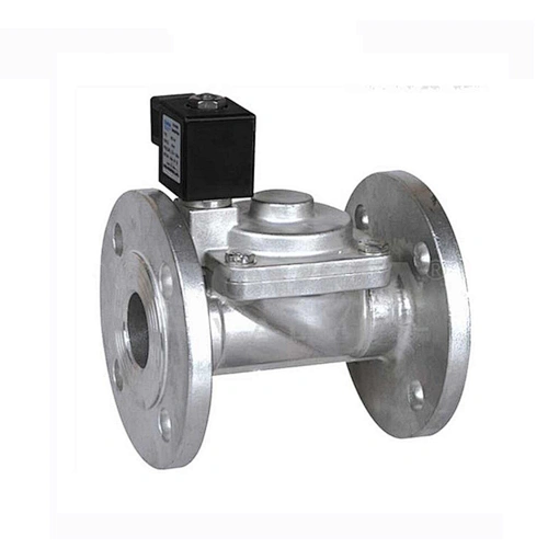 High Temperature 12V 24V 6 inch Water Steam Piston Flange Solenoid Valve
