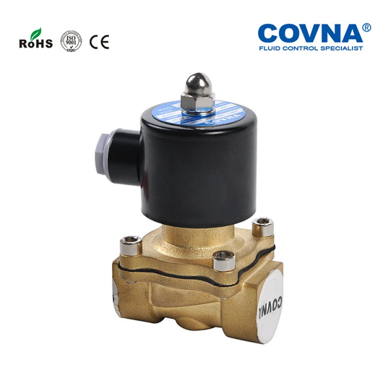 DC 24V Solenoid Direct Acting Brass Valve with Grommet Coil
