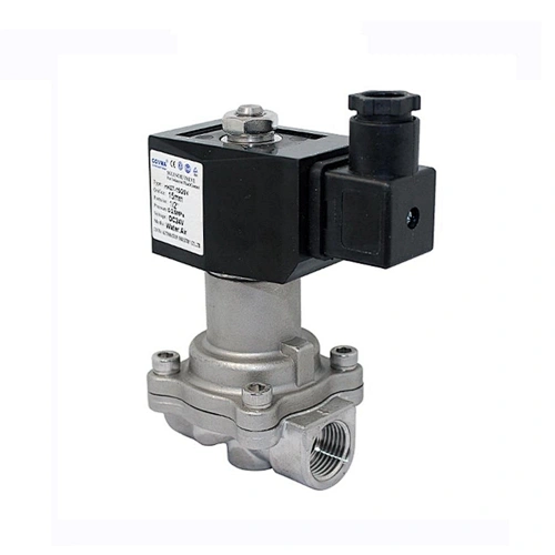 COVNA HK08  DN15 1/2 inch 2 Way 12V DC Normally Closed Stainless Steel High Temperature and high pressure Solenoid Valve