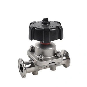 Stainless Steel316 Tri Clamp Sanitary Pneumatic Saunders Diaphragm Valve