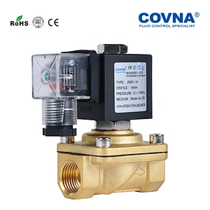 Servo-operated 2/2-way solenoid water valves