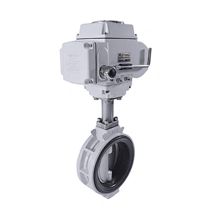 COVNA DN50 2 inch JIS 10K 12 Volt Aluminum Alloy Body Motorized KITZ Butterfly Valve