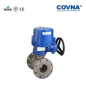 Explosion Proof for Gas Oil Electric Motorized actuated Flange Ball Valve With Manual Wheel