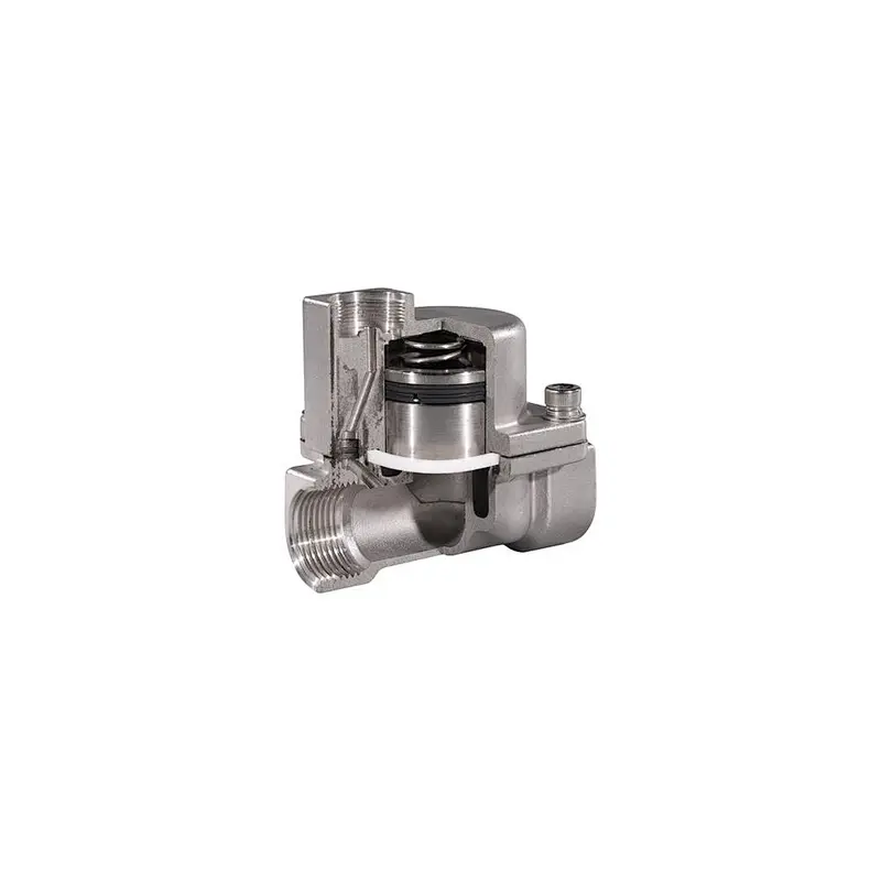 COVNA DN25 1 inch 2 Way 12 Volt Normally Closed Stainless Steel Solenoid Valve