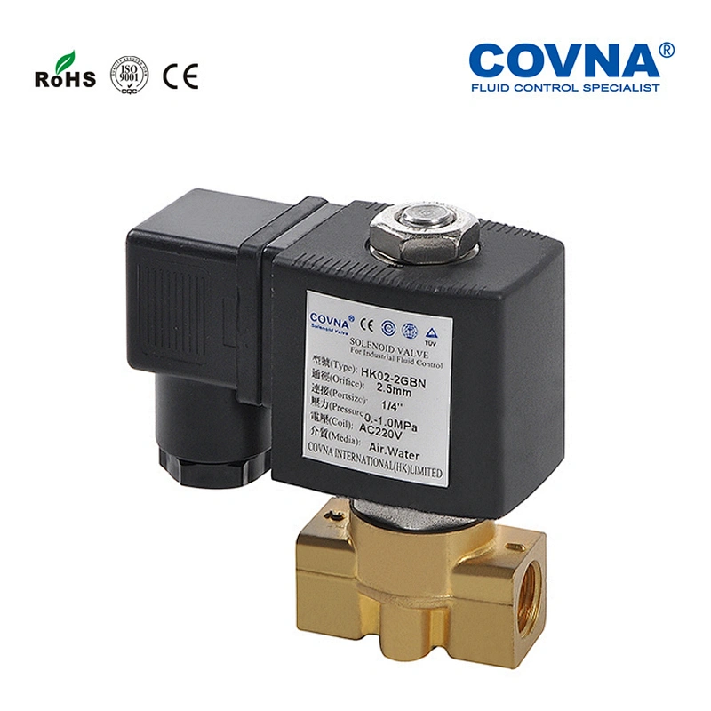 G1/4 and G3/8 inch Direct Action Solenoid Valve Electromagnetic Solenoid Valve 24v