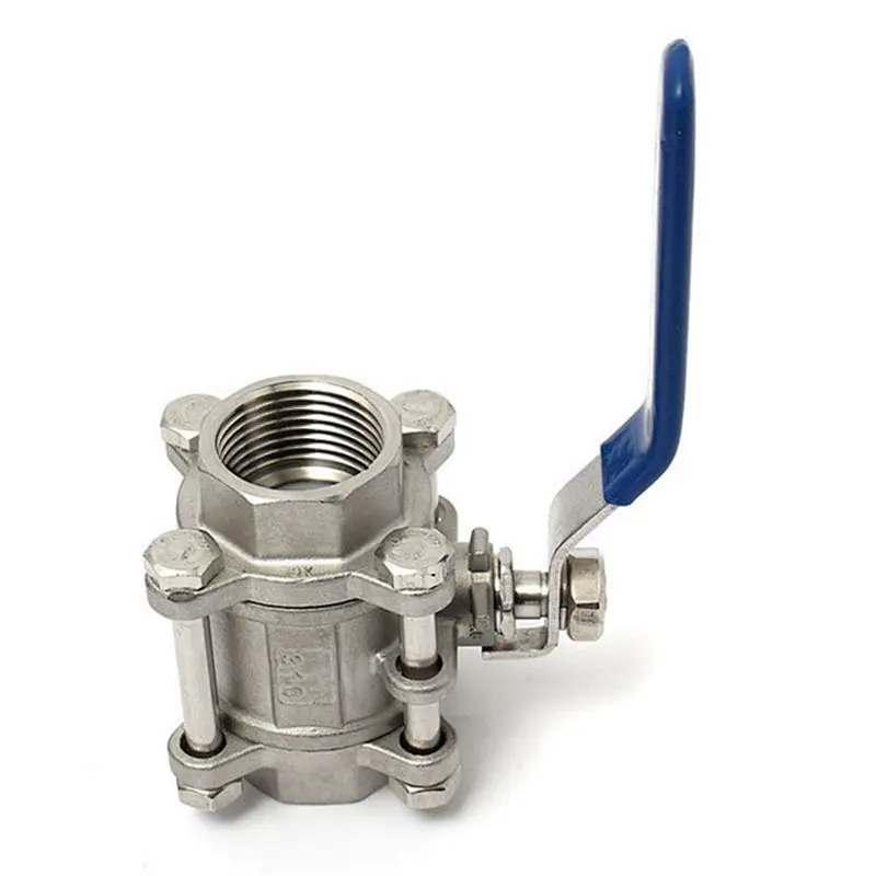 3PC  2000WOG Stainless Steel Ball Valve
