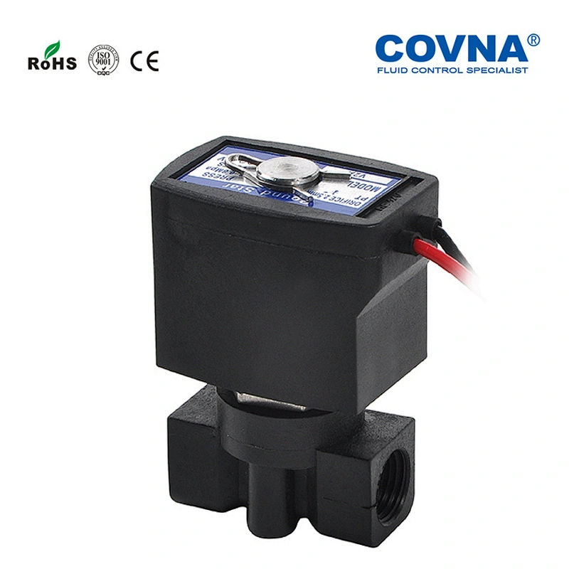 2P series plastic 2 way direct acting mini water solenoid valve