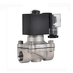 COVNA 12V 24V Normally Closed Stainless Steel Water Gas Solenoid Valve