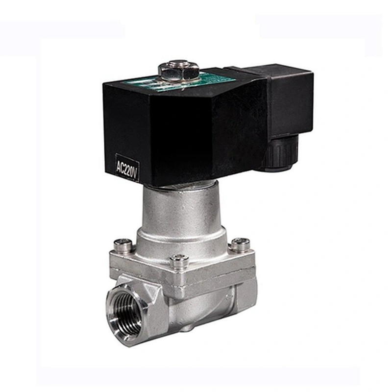 COVNA  DN15 1/2 inch 2/2 DC AC Normally Closed Brass High Temperature Air steam Solenoid Valve