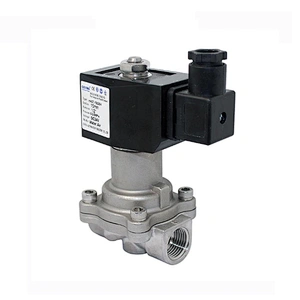 COVNA 1 inch 12V DC Normally Closed High Temperature Stainless Steel Steam Solenoid Valve