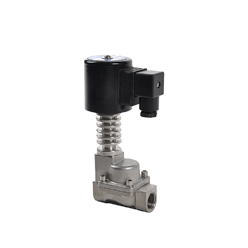 High Pressure Stainless Steel Electronic PTFE Solenoid Valve