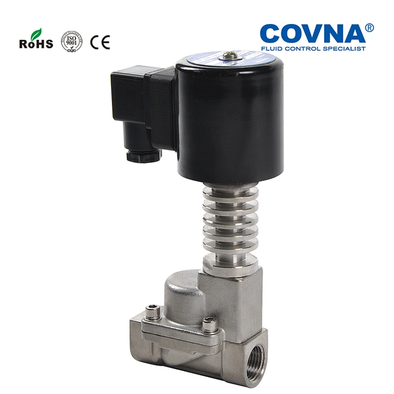 COVNA high temperature pressure relief valve natural gas solenoid valve