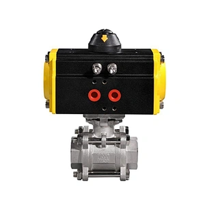 COVNA HK56-3PS 1/2inch 2 Way thread  Double acting Type 304 Stainless Steel Pneumatic Actuated Ball Valve