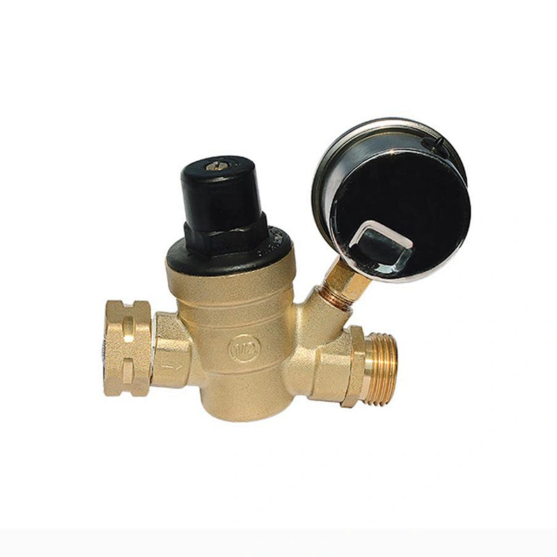 COVNA 3/4 inch Lead-Free Brass Low Pressure Adjustable RV Water Pressure Regulator Valve