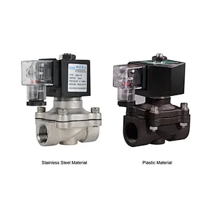 COVNA DN50 2 inch 2 Way 12VDC Normally Closed Explosion-proof Brass Water Solenoid Valve