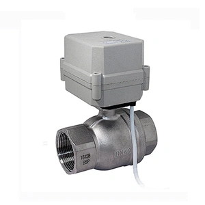 COVNA DN15 1/2 inch 2 Way 24 Volt 1000WOG CF8M Stainless Steel Mini Ball Valve with Electric Drive