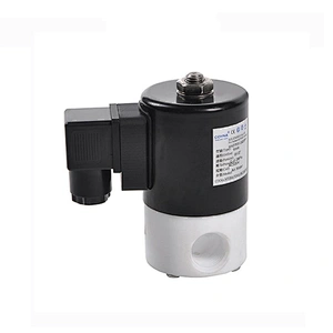 COVNA 2 Way 24VDC Normally Closed Corrosion Resistant PTFE Solenoid Valve for Chemicals