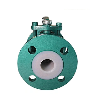 COVNA DN150 6 inch 2 Way Double Flange Type Cast Steel Lever Operated Ball Valve