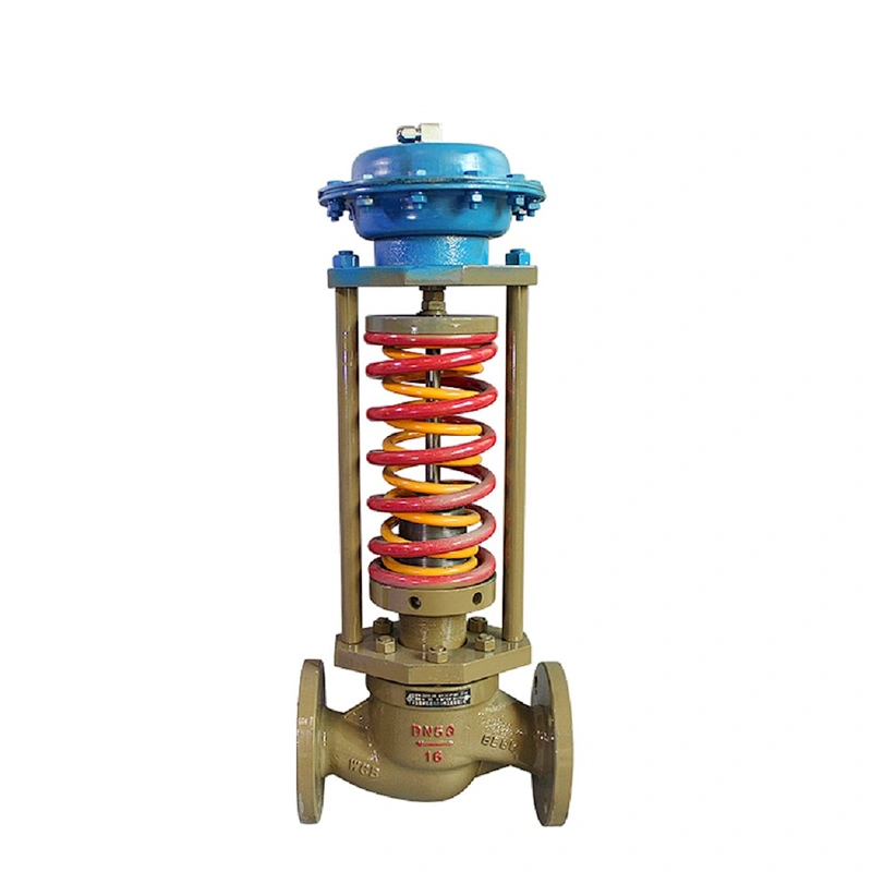 Pressure Regulator Type WCB Flanged Self Regulating Pressure Flow Control Valve