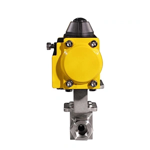 2 Way High Pressure Double Acting Pneumatic Actuator Pressure Control Valve