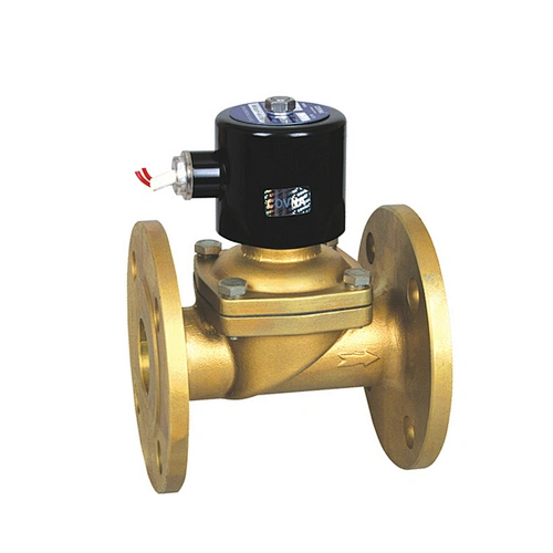 COVNA 12V 24VDC AC 100mm Water Air Brass Flange Solenoid Valve
