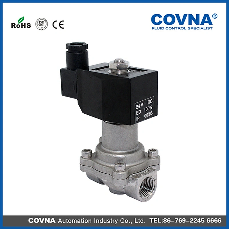 2/2 Way 50 Bar High Pressure Water Pilot Solenoid Valve