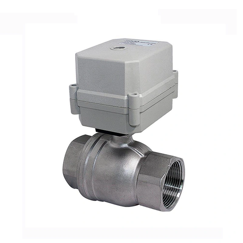 COVNA DN15 1/2 inch 2 Way 24 Volt 1000WOG CF8M Stainless Steel Mini Ball Valve with Electric Drive