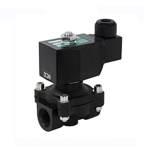COVNA DN15 1/2 inch 2 Way 110V AC Normally Closed Plastic Water Air Electric Solenoid Valve