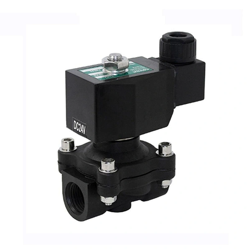 COVNA DN15 1/2 inch 2 Way 110V AC Normally Closed Plastic Water Air Electric Solenoid Valve