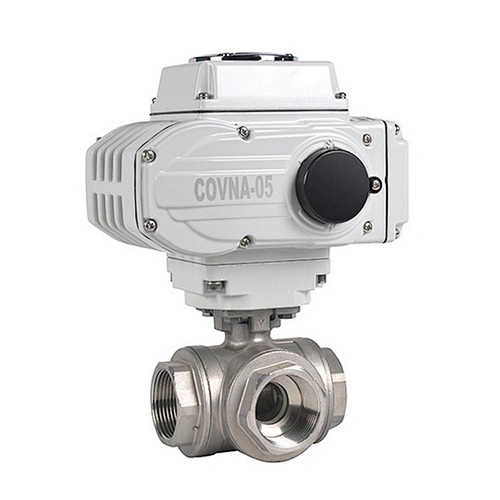 Hot Sale 3 Way 24V DC Electric Actuator Water Control Ball Valve