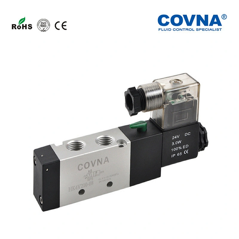 Alibaba China supplier aluminum material micro 12v 5 way solenoid valve