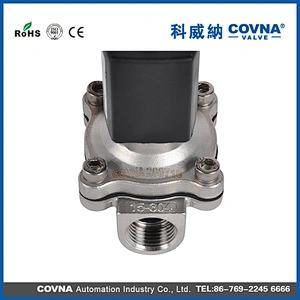 2/2 Way 1/2 inch Air Water 24V Stainless Steel Material Solenoid Valve