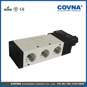 Solenoid Valve, 24V 1.0W 0.1-1 Mpa 1/8 Inch Solenoid Powered Air Valve