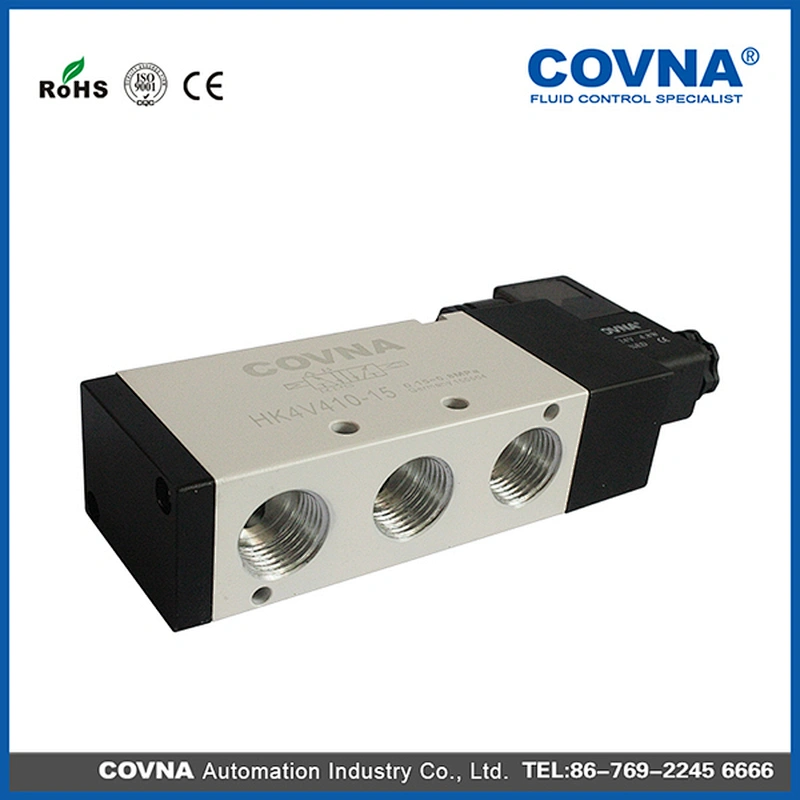 Solenoid Valve, 24V 1.0W 0.1-1 Mpa 1/8 Inch Solenoid Powered Air Valve