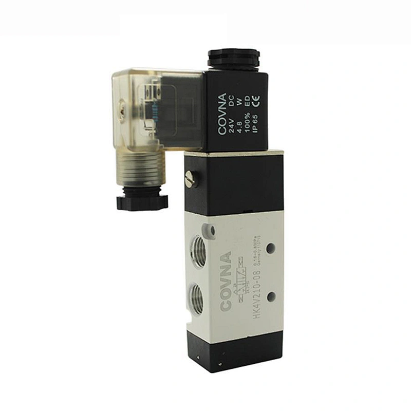 Single Solenoid High Flow Pneumatic Control Valve DC 12V Pneumatic Air Valve