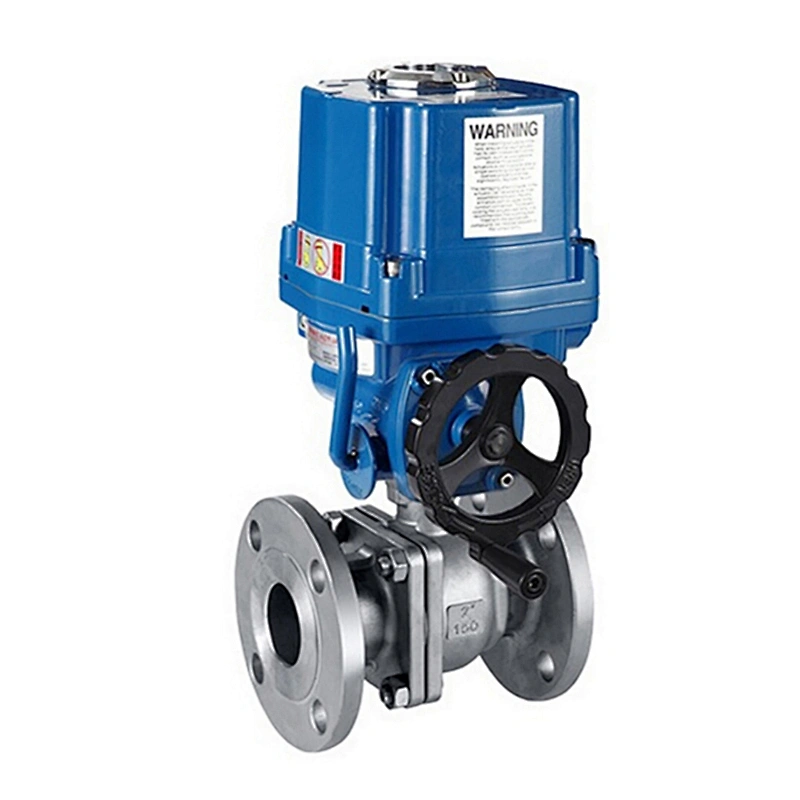 DN50 LQ Series Explosion Proof Motorized Water Ball Valve with F46 Seat Sealing