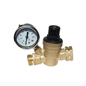 COVNA 3/4 inch Lead-Free Brass Low Pressure Adjustable RV Water Pressure Regulator Valve