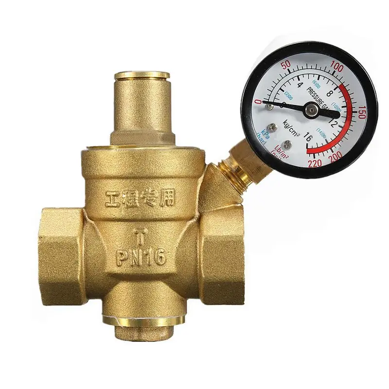 COVNA DN20 3/4 inch Lead-Free Brass Low Pressure Adjustable Water Pressure Relief Valve for RV Camper