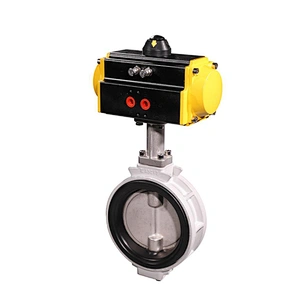 JIS 10K 3 inch Spring Return Actuator KITZ Butterfly Control Valve