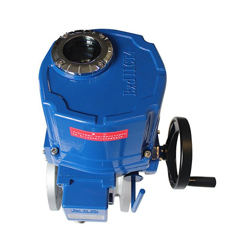 Explosion Proof for Gas Oil Electric Motorized actuated Flange Ball Valve With Manual Wheel