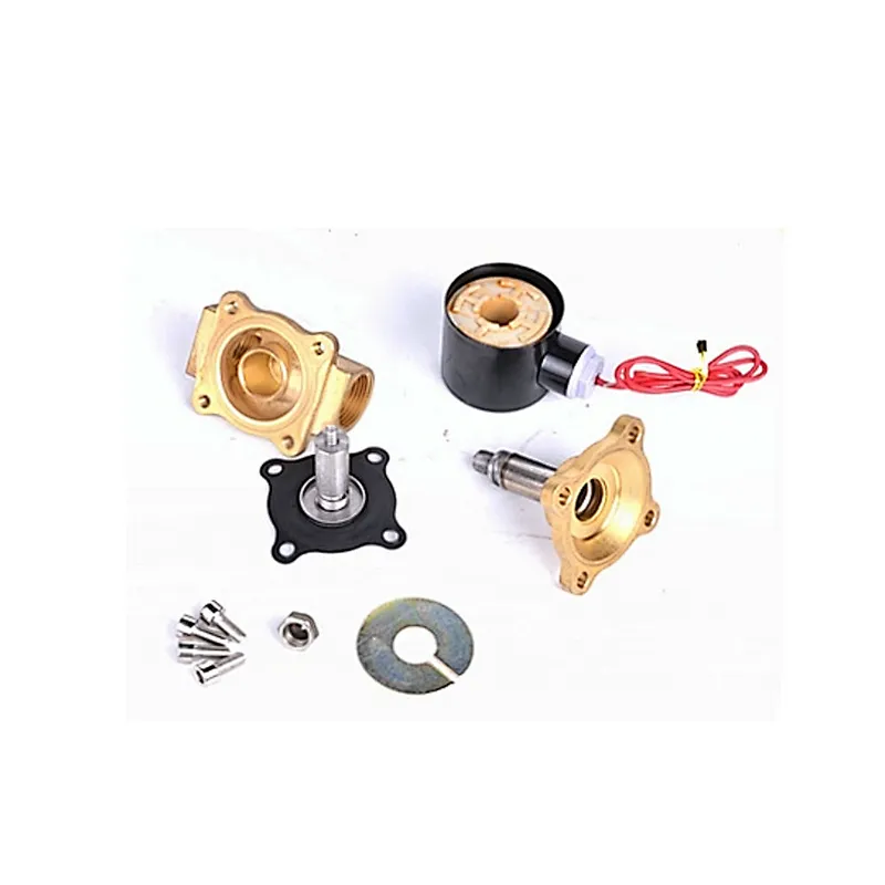 COVNA DN25 1 inch 2 Way 24 Volt Normally Closed Brass Electric Solenoid Water Valve