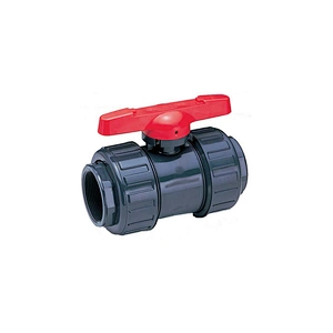 COVNA 3/4 inch 2 Way PVC Plastic True Union Compact Handle Ball Valve for Water