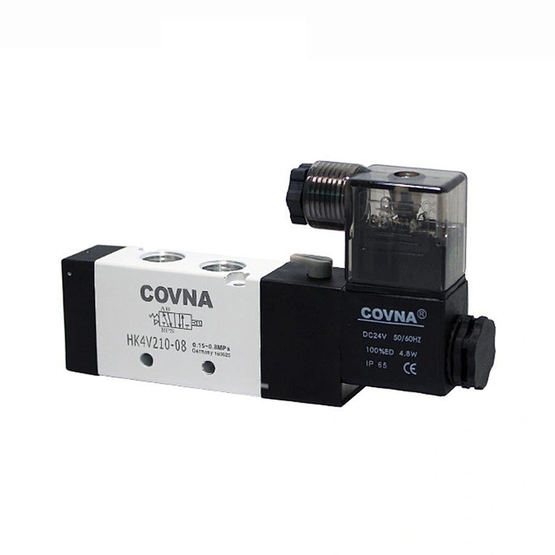 4V210 08 1/4 inch DC24V Single Coil Air Pneumatic Solenoid Valve