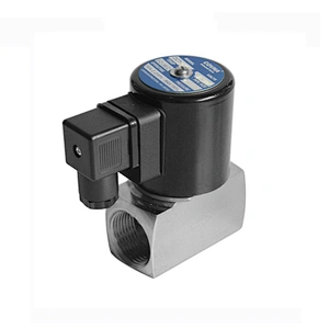 1/4 inch Pilot Operated Piston Air Water Stainless Steel 220VAC Solenoid Valve