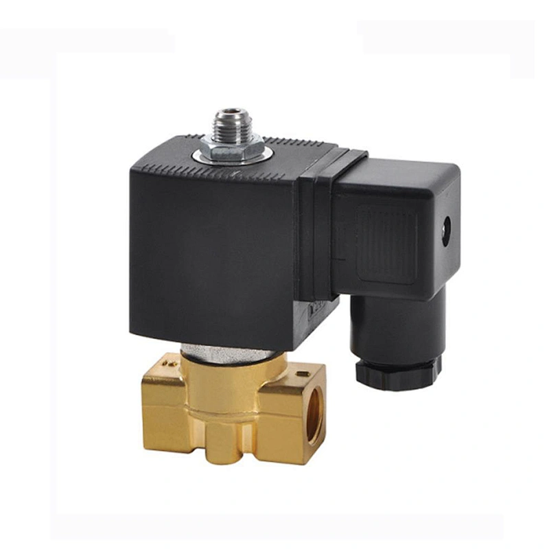 COVNA DN8 1/4 inch 3 Way 12V DC Normally Closed Direct Acting Brass Mini Solenoid Water Valve
