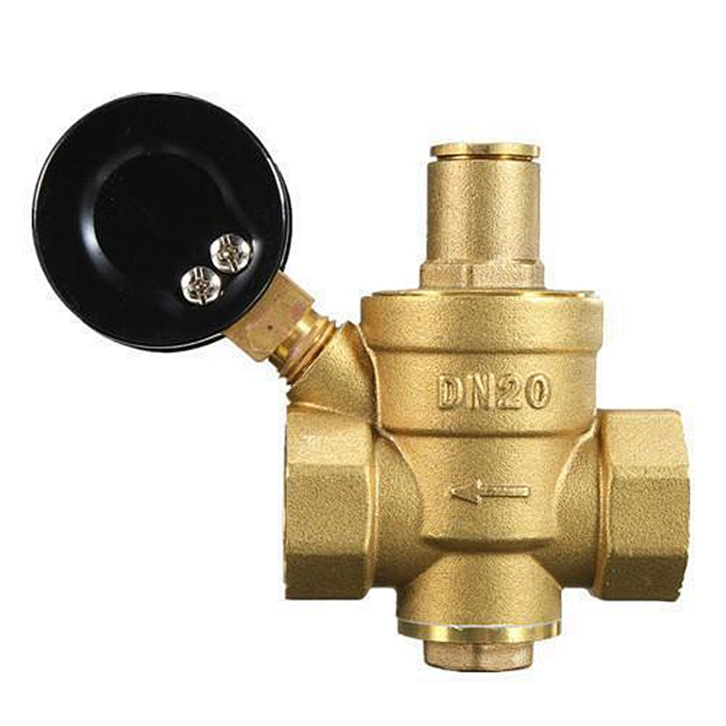 COVNA DN20 3/4 inch Lead-Free Brass Low Pressure Adjustable Water Pressure Relief Valve for RV Camper
