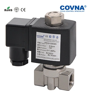 High pressure 24v dc gas water solenoid valve