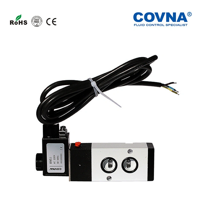 HK4V210-08 series 5/2 way DC12v single head double position air solenoid valve